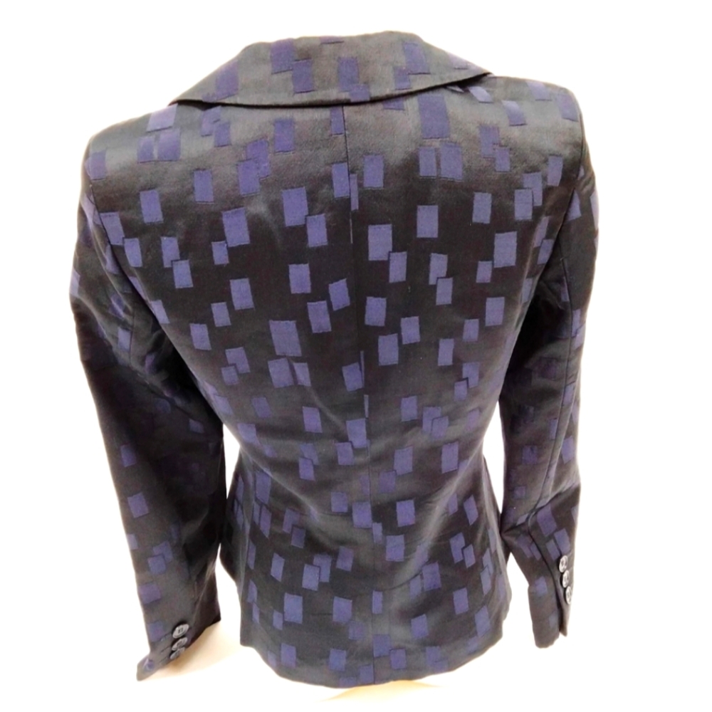 Emporio Armani Square Jacquard Jacket Women Size 42 - Picture 9 of 9